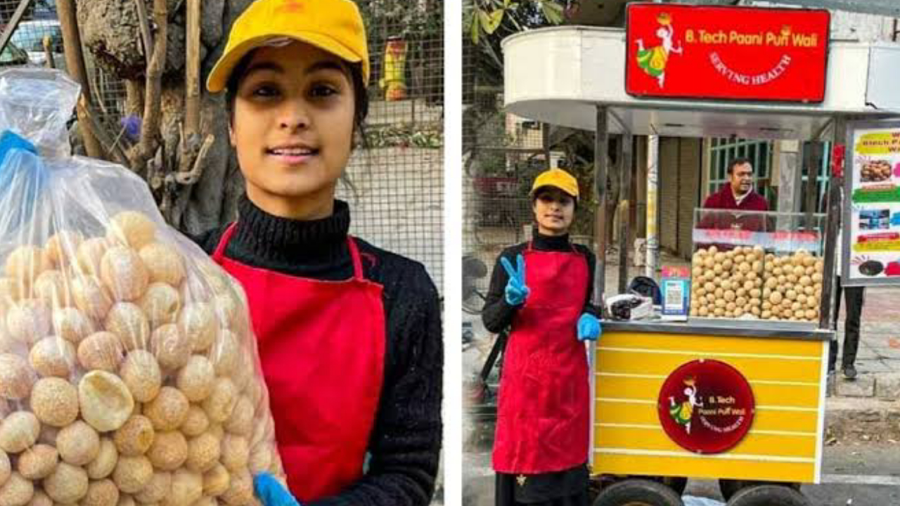 রয়্যাল এনফিল্ড চালিয়ে ফুচকা বিক্রি বি-টেক কন্যার! প্রশংসার ঝড় সোশ্যাল মিডিয়ায়